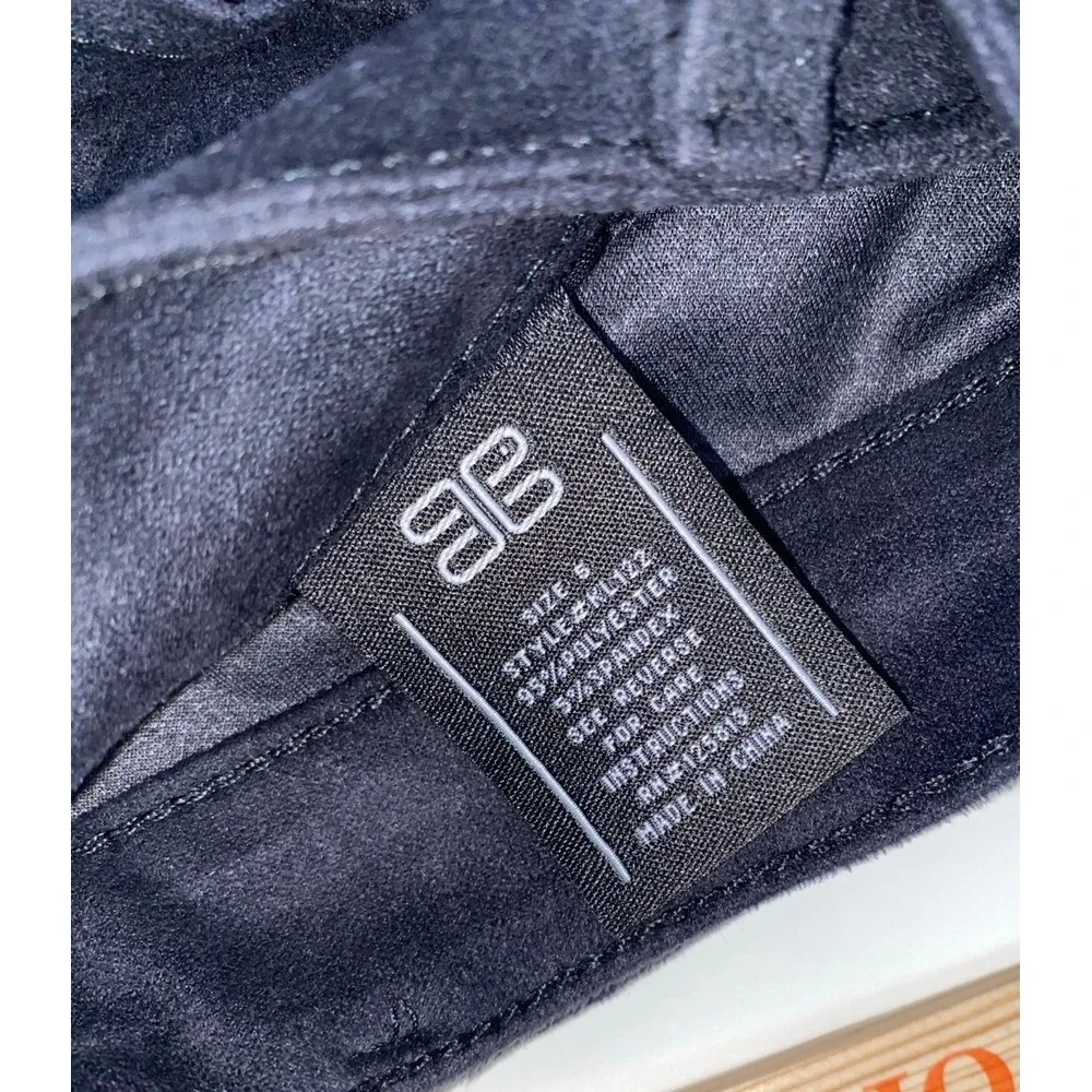 NWT Klique B dark navy Suede skinny jeans - Picture 6 of 6